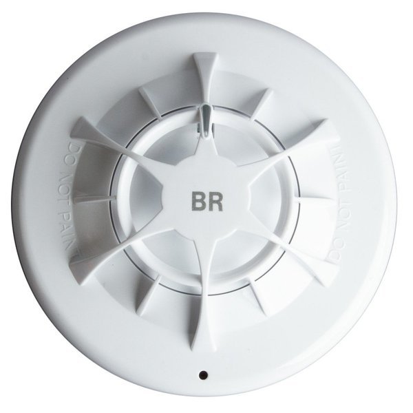 Rate-of-Rise Heat Detector w/Base, Fireboy-Xintex, Mfr#: OMHD-04-DB-R